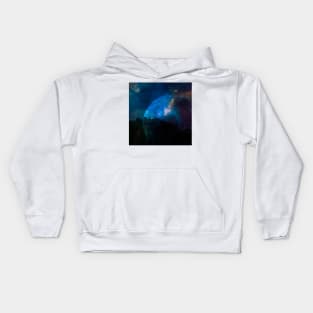 Landscape with Galaxy Kids Hoodie